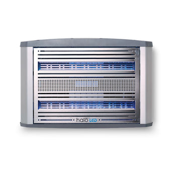 Lampada LED cattura insetti in alluminio Bleu Line Halo 30 Led