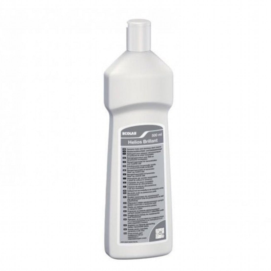 Detergente acido per acciaio e vetroceramica Ecolab Helios Brillant 6x500 ml