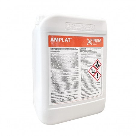 Insecticida para mosquitos, moscas y cucarachas India Amplat - 10 litros