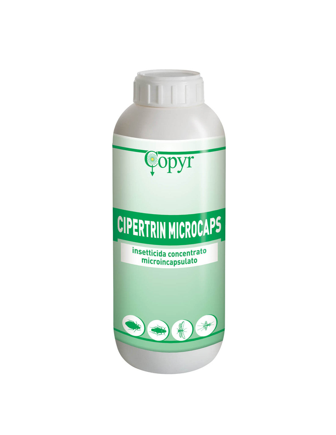 Insecticide for cockroaches, mites and insects of various Copyr Cipertrin Microcaps 1 LT