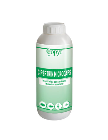 Insecticide for cockroaches, mites and insects of various Copyr Cipertrin Microcaps 1 LT
