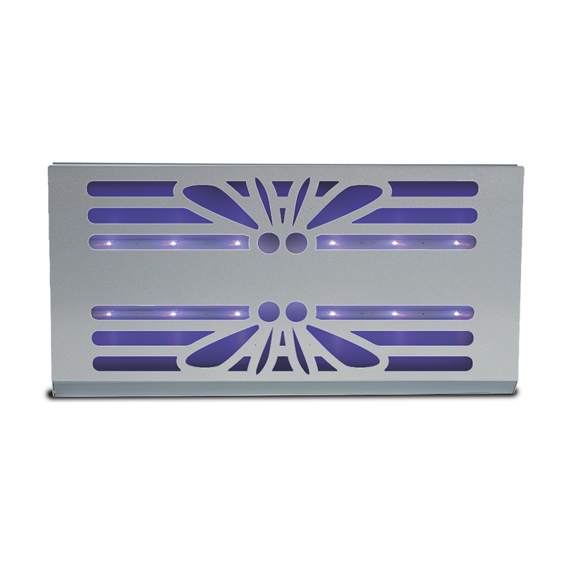 Lampada LED cattura insetti in metallo Bleu Line Insettika 20