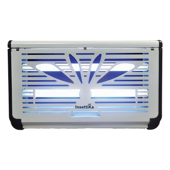 Lampada UV cattura insetti con 2 tubi fluorescenti da 15 W Bleu Line Insettika Classic 15 Fluo