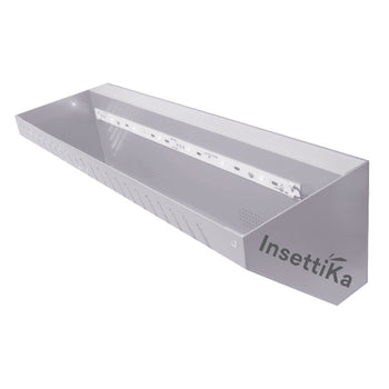 Lampada LED cattura insetti decorativa in metallo Bleu Line Insettika Deco