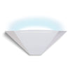 Lampada LED cattura insetti circolare in acciaio Bleu Line Aura Led