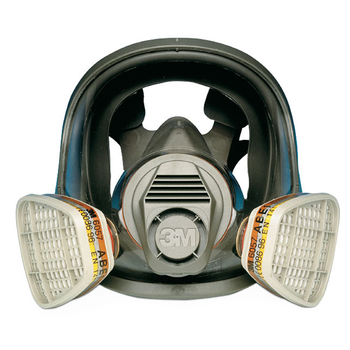 Maschera protettiva a pieno facciale taglia M Bleu Line 3M serie 6000