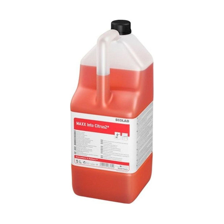 Detergente anticalcare per sanitari e bagno Ecolab MAXX Into Citrus2 5 litri