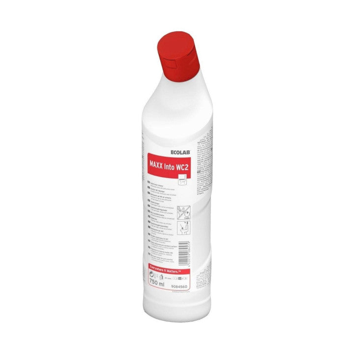 Detergente disincrostante Ecolabel per WC Ecolab MAXX Into Wc2 750 ml