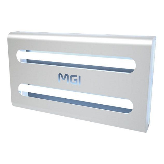 Lampada UV cattura insetti in acciaio smaltato bianco Bleu Line MG30L