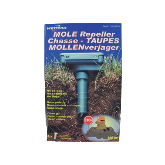 Dissuasore a suoni e ultrasuoni per talpe Bleu Line Mole & Gopher