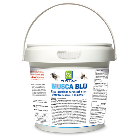 Esca insetticida con attrattivo per mosche Bleu Line Musca Blu 5 kg