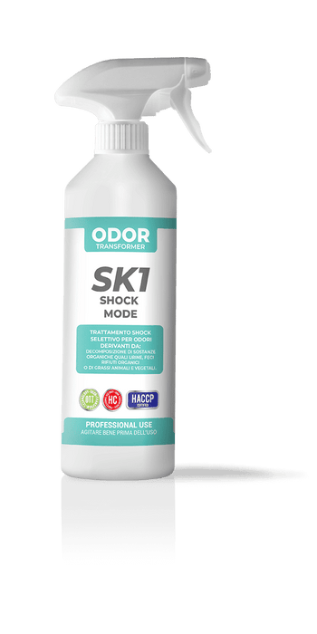 Neutralizzatore di odori trattamento shock Vebi DeoDue+ Professional Odor Transformer SK1 600 ml