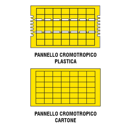 Pannello cromotropico in plastica per insetti volanti 59,5x30 cm Bleu Line Pannello Cromotropico