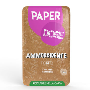Ammorbidente in monodose riciclabile nella carta Arco Chimica Paper Dose Ammorbidente confezione 80 monodosi da 15 ml