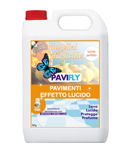 Detergente profumato per pavimenti Arco Chimica PaviFly Giardini di Sicilia 5 kg