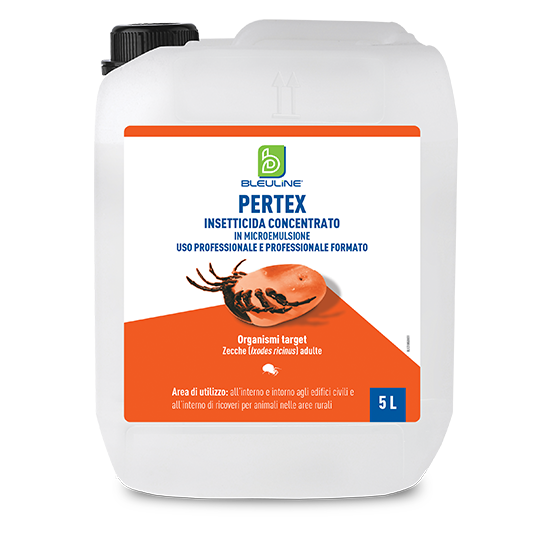 Insetticida adulticida per zecche Bleu Line Pertex 1 litro