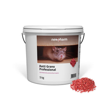 Rodenticida bait derailizing for mice and rats Rattì wheat 5 kg