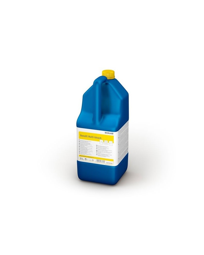 Detergente multiuso candeggiante a base di cloro Ecolab Renolit Multi-Bleach 5 litri