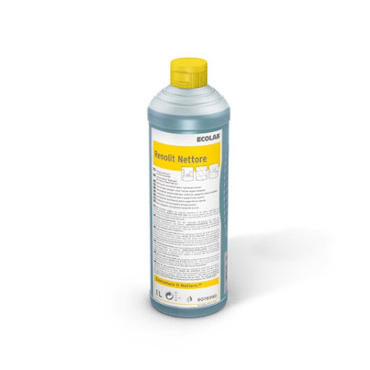 Sgrassante profumato a base ammoniacale per tutte le superfici Ecolab Renolit Nettore 12x1 litro