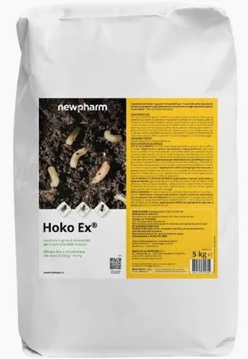 Insetticida larvicida per mosche e mosconi Newpharm Hokoex 25 kg