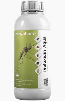 Insetticida per zanzare, blatte e insetti vari Newpharm Veloxidin Aqua 1 lt