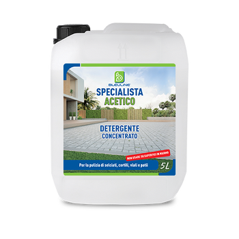 Detergente acetico concentrato per superfici Bleu Line Specialista Acetico 5 litri