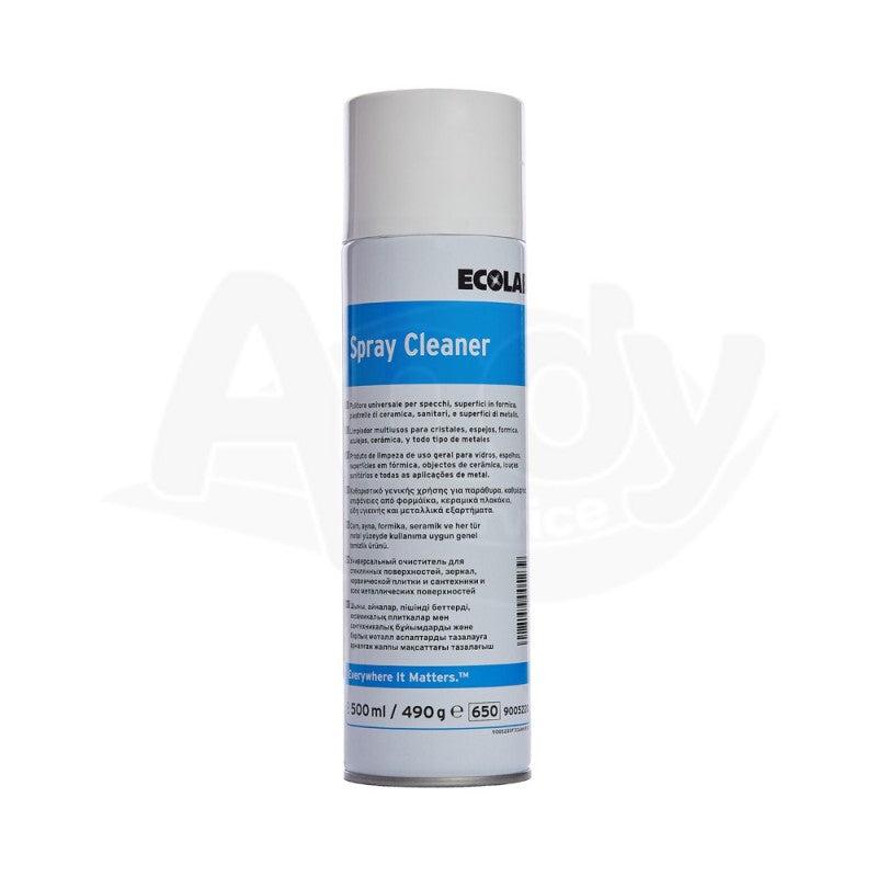 Detergente universale in schiuma spray a base ammoniacale Ecolab Spray Cleaner 12x500 ml