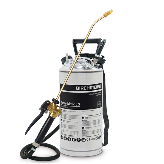 Pompa a precompressione in acciaio inox da 10 litri Bleu Line Spray-Matic 10 S