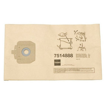 Sacco filtro in carta per vento 15S Diversey TASKI 10 pezzi
