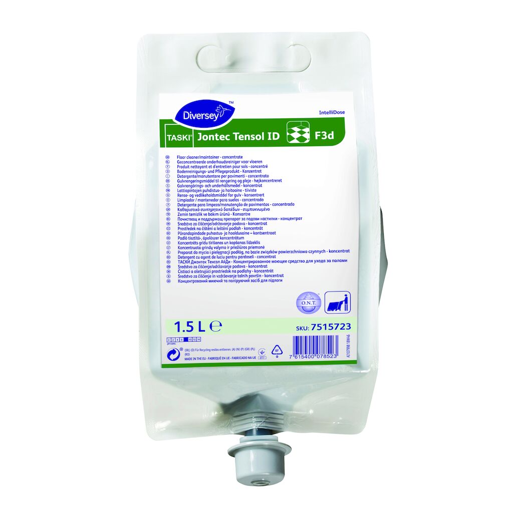 Detergente per pavimenti Diversey TASKI Jontec Tensol ID 2 cartucce x 1,5 litri