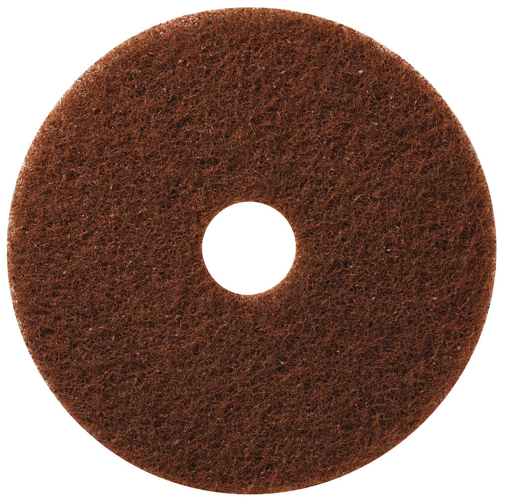 Pad abrasivo marrone 38 cm (15") per monospazzola Diversey TASKI Americo 5 pezzi