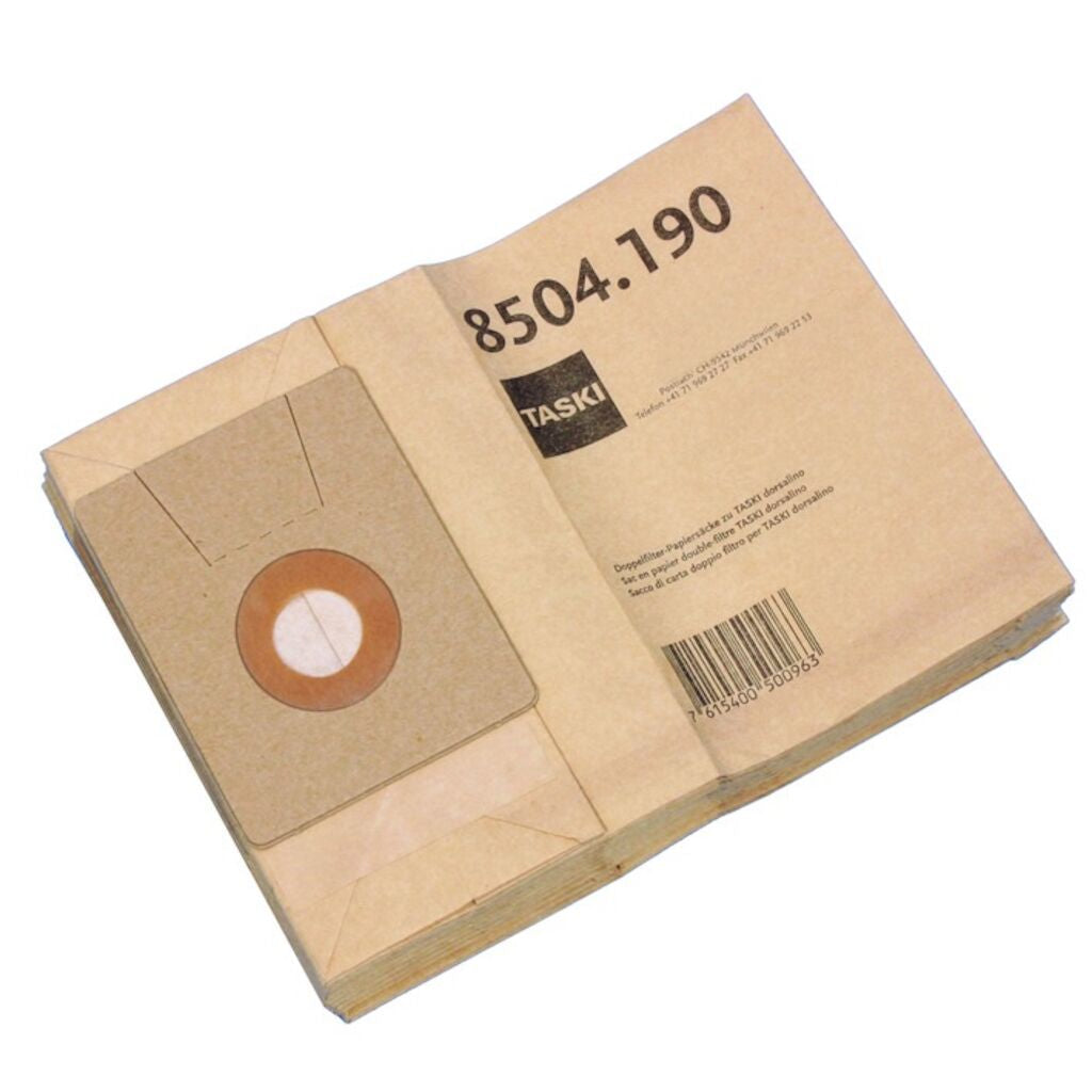 Sacco filtro in carta per dorsalino Diversey TASKI 10 pezzi