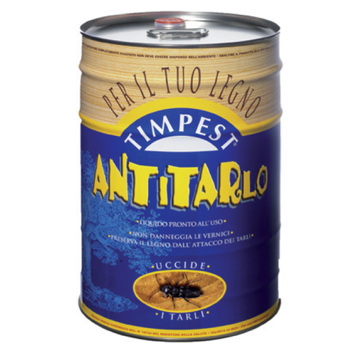 Insetticida liquido per tarlo del legno e xilofagi Bleu Line Timpest Antitarlo 25 litri