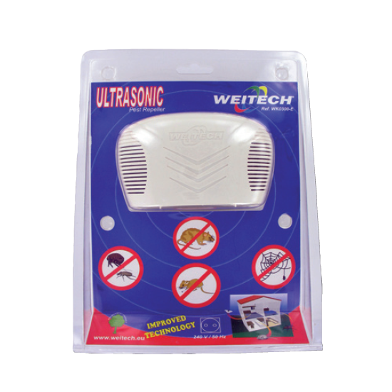 Dissuasore a ultrasuoni per topi, ratti e insetti striscianti Bleu Line Transonic 300