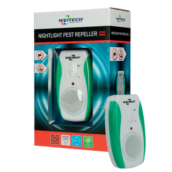 Dissuasore a ultrasuoni con luce notturna per topi, ratti e insetti Bleu Line Transonic Nightlight