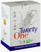 Inseticida em pó para moscas e baratas Newpharm Twenty One Wp 500 gr