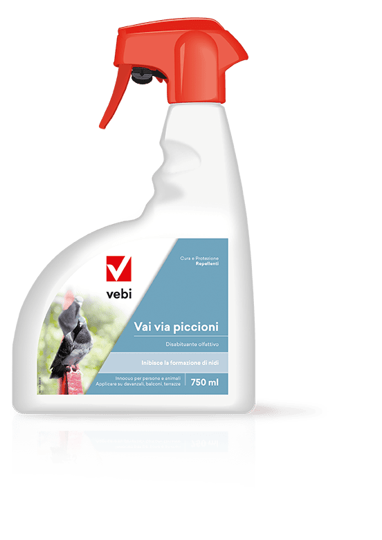 Disabituante olfattivo per piccioni e volatili Vebi Vai Via Piccioni 750 ml
