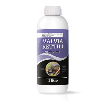 Disabituante olfattivo granulare per rettili Bleu Line Vai Via Rettili 1 litro