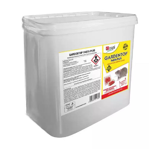 Esca rodenticida derattizzante per topi e ratti Zapi GARDENTOP PASTA PLUS 4,98 Kg